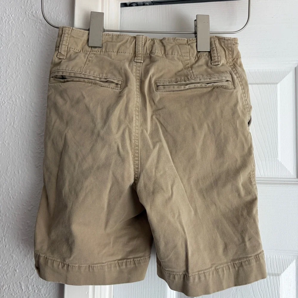 Gap Kids Boys 8 Khaki Cotton Chino Dress School Uniform Shorts